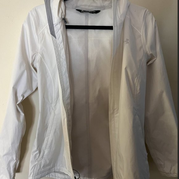Under Armour White Windbreaker Jacket - Picture 4 of 4